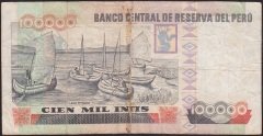 PERU 100000 İNTİS 1989 HALİYLE
