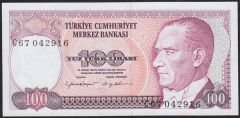 7.Emisyon 2.Tertip 100 Lira C67 042916 Çilaltı