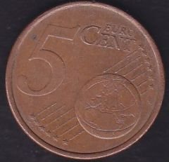 Avrupa 5 Euro Cent 2006 İspanya