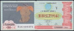 2000 9 MART YARIM BİLET - Y SERİSİ