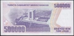 7.Emisyon 4.Tertip 500000 Lira H31 949762 Çilaltı