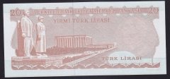 6.EMİSYON 3.TERTİP 20 LİRA F45 343652 ÇİLALTI