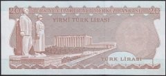 6.Emisyon 2.Tertip 20 Lira E27 075193 Çil