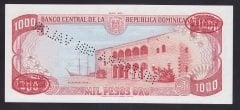 Dominik Cumhuriyeti 1000 Pesos Oro 1984 Çil Specimen Pick124S