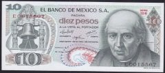 Meksika 10 Pesos 1975 Çil ( E) Pick63h