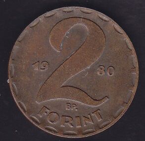 Macaristan 2 Forint 1980