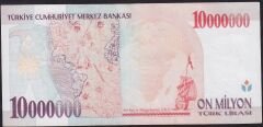 7.Emisyon 10.000.000 Lira A43 361612 Çok Temiz+