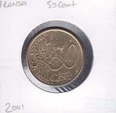 Avrupa Birliği 50 Euro Cent 2001 Fransa