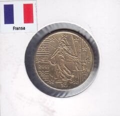 Avrupa Birliği 50 Euro Cent 2001 Fransa
