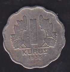 1938 Yılı 1 Kuruş