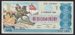 1984 9TEMMUZ TAM BİLET T SERİSİ