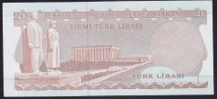 6.EMİSYON 3.TERTİP 20 LİRA F44 427249 ÇİLALTI