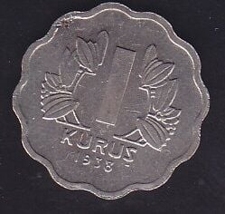 1938 Yılı 1 Kuruş