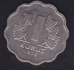 1938 Yılı 1 Kuruş