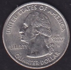 Amerika Çeyrek Dolar 2002 D Hatıra Louisana