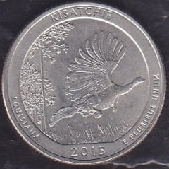 Amerika Çeyrek Dolar 2015 Hatıra Kisatchie