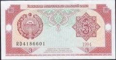 Özbekistan 3 Cym 1994 Çilaltı Çil Pick 74