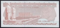 6.EMİSYON 3.TERTİP 20 LİRA F41 372892 ÇÇT ÇİLALTI