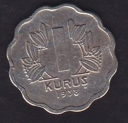 1938 Yılı 1 Kuruş