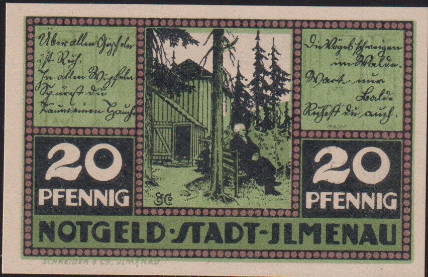 Almanya 20 Pfennig Notgeld 1921 Çil