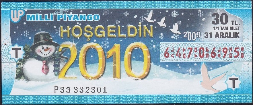 2009 31 Aralık Tam Bilet - T Serisi