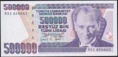 7.Emisyon 4.Tertip 500000 Lira H51 458865 Çilaltı Çil