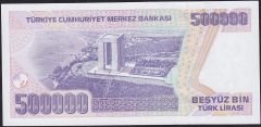 7.Emisyon 4.Tertip 500000 Lira H51 458865 Çilaltı Çil