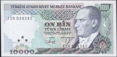 7.Emisyon 4.Tertip 10000 Lira I26 534342 Çil