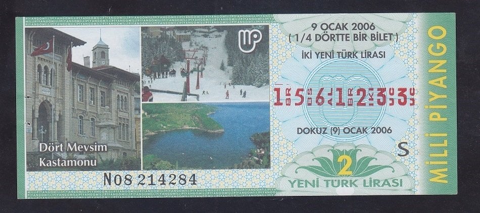 2006 9 OCAK ÇEYREK BİLET