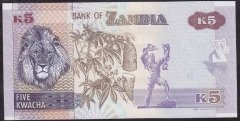 ZAMBİA 5 KWACHA 2012 ÇİL