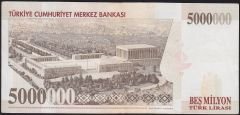 7.Emisyon 5 000 000 Lira J48 712390 Çok Çok Temiz