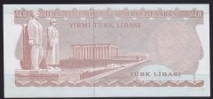 6.EMİSYON 3.TERTİP 20 LİRA F37 415906 ÇÇT ÇİLALTI
