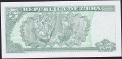 Küba 5 Pesos 2012 Çil Pick116m
