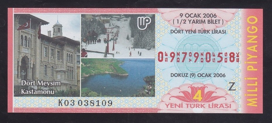 2006 9 OCAK YARIM BİLET