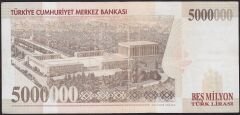 7.Emisyon 5.000.000 Lira G34 538306 Çok Çok Temiz+