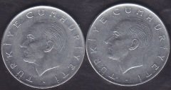 1979 Yılı 1 Lira Çok Çok Temiz (Ters Düz Takım )
