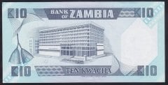Zambia 10 Kwacha 1980 - 1988 Çil Pick 26e