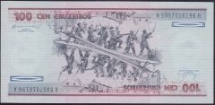 BREZİLYA 100 CRUZEİROS 1981 ÇİL Pick198b