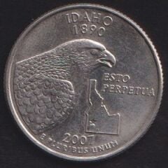 Amerika Çeyrek Dolar 2007 D Hatıra İdaho