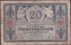 Almanya 20 Mark 1915 Temiz (R53)