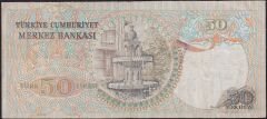 6.Emisyon 1.Tertip 50 Lira Z91 403731 Çok Temiz