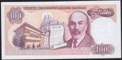 7.Emisyon 2.Tertip 100 Lira F54 786952 Çilaltı ( Bombe var )