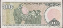 7.Emisyon 1.Tertip 10 Lira B18 188032 Çok Temiz