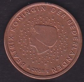 Avrupa 5 Euro Cent 2008 Hollanda