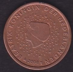 Avrupa 5 Euro Cent 2008 Hollanda