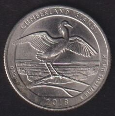 Amerika Çeyrek Dolar 2018 D Hatıra -Cumberland Adası Ulusal Deniz Kıyısı