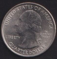Amerika Çeyrek Dolar 2018 D Hatıra -Cumberland Adası Ulusal Deniz Kıyısı