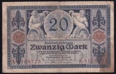 Almanya 20 Mark 1915 Temiz (R53)