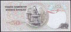 6.Emisyon 2.Tertip 50 Lira J22 516764 Çilaltı Çil