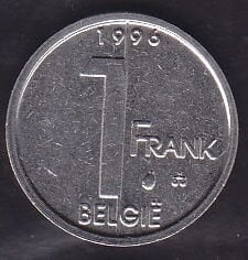 Belçika 1 Frank 1996
